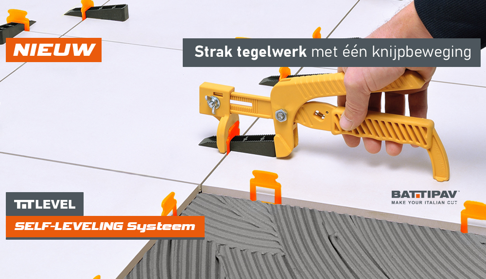 Self Leveling Systeem – strak tegelwerk in één knijpbeweging