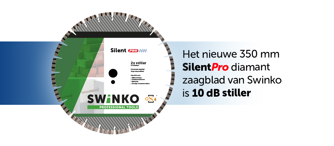 Professioneel zagen met minimale geluidsbelasting en maximale precisie